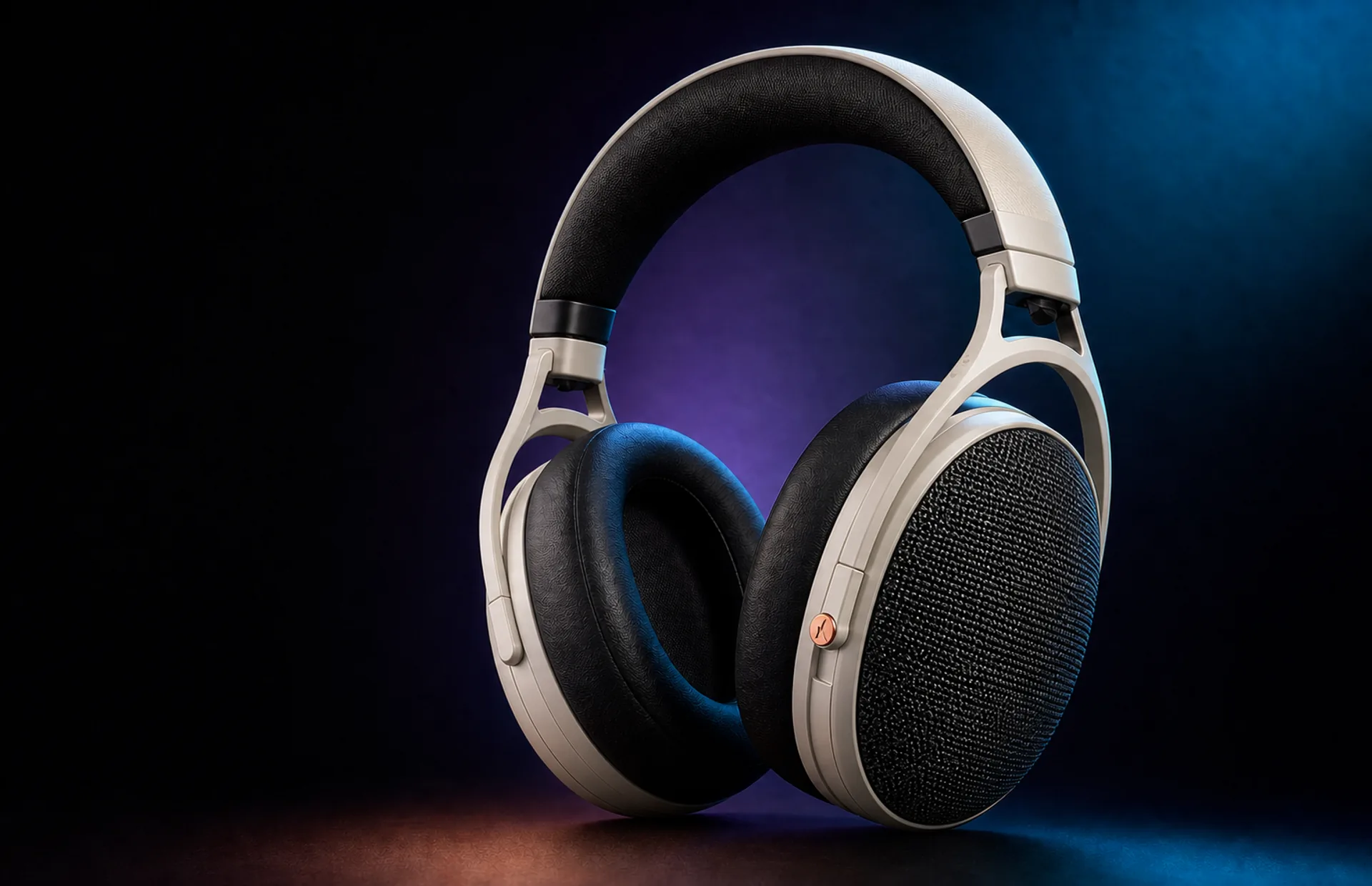 Bone ORA headphones showing the lighter model profile